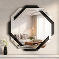 Beveled Edge Hexagon Frameless Mirror