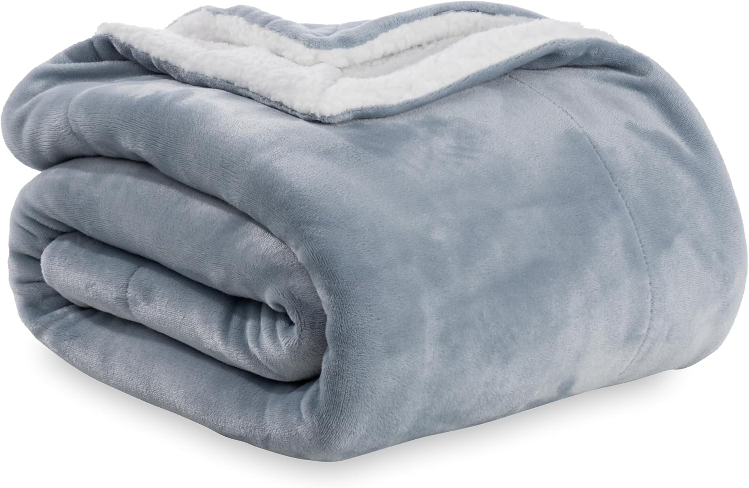Polar Blue Reversible Sherpa Blanket